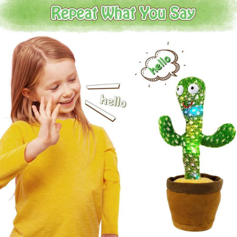 Dancing Talking Cactus Toys - Singing, Mimicking & Recording for Kids