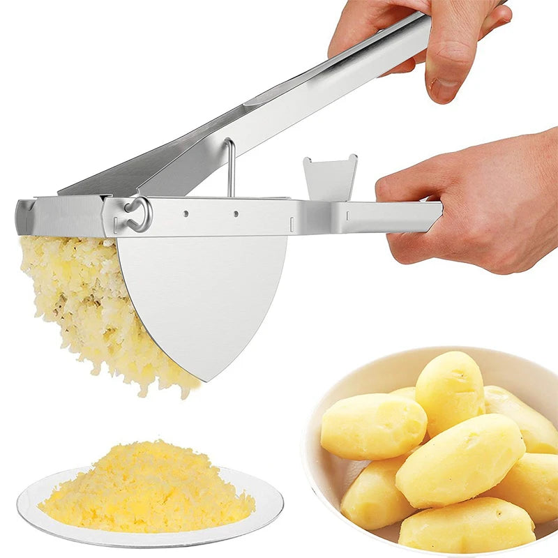 Potato Ricer Stainless Steel Potato Masher Heavy Duty Potato Ricer Masher For Baby Food Fruit Vegetable Juicer KC0154