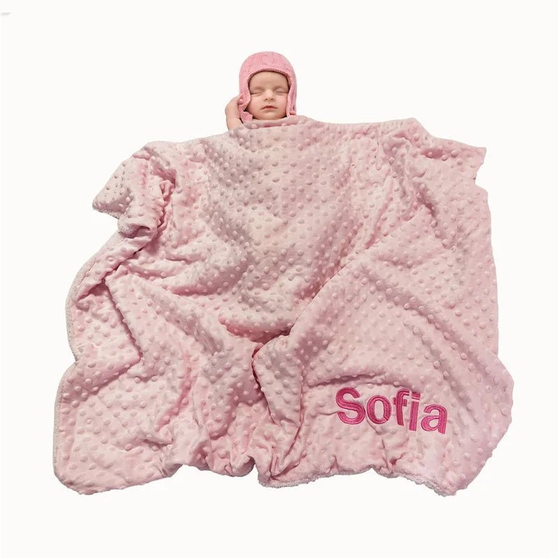 Personalised Baby Blanket - Soft, Custom Fleece, Perfect Baby Gift.