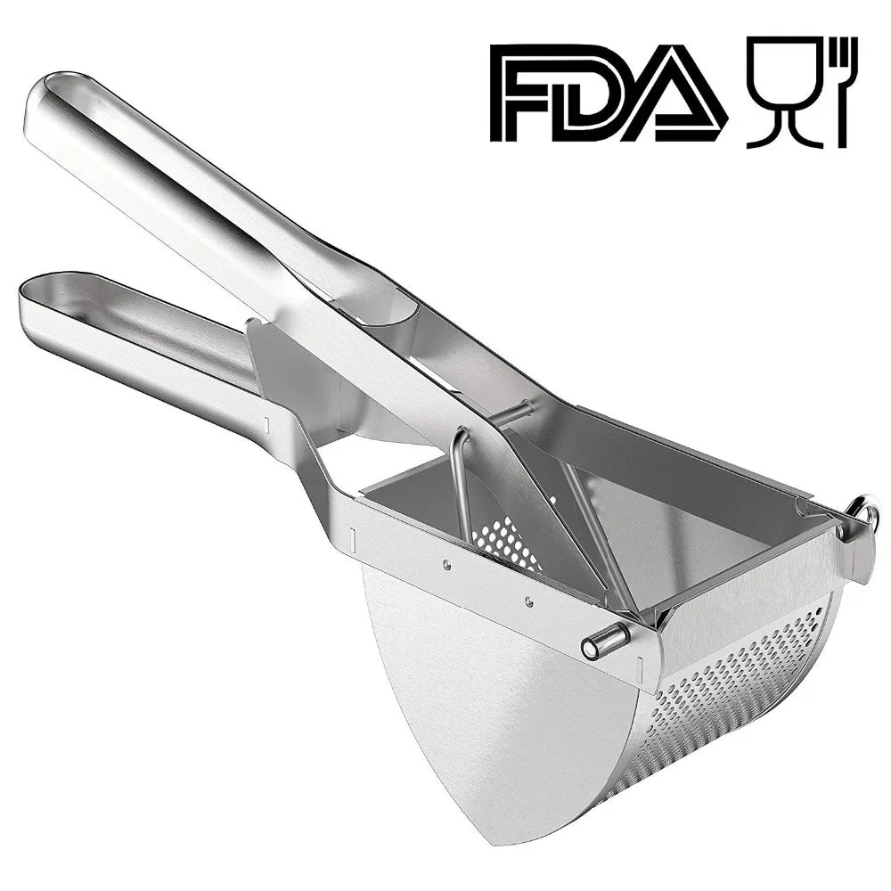 Potato Ricer Stainless Steel Potato Masher Heavy Duty Potato Ricer Masher For Baby Food Fruit Vegetable Juicer KC0154