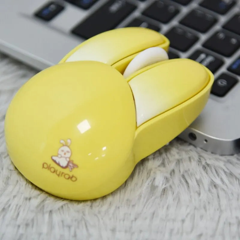 MOFII Wireless Silent Mouse, Cute Rabbit Design, 2.4 GHz USB Mini Receiver Optical Mouse for Laptop, PC, Computer, Notebook