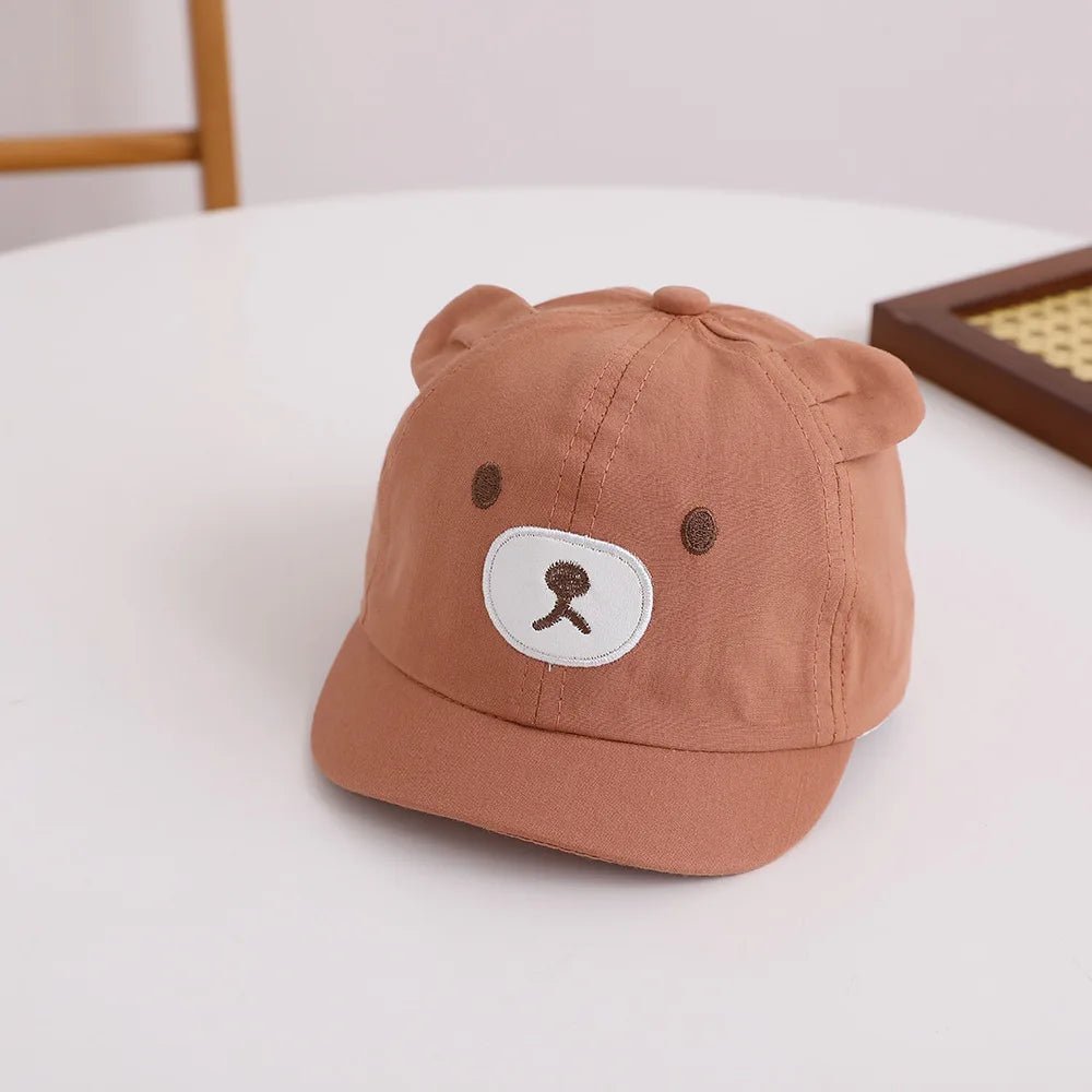 Baby Summer Baseball Cap Cute Dinosaur Baby Hat Cartoon Bear Sun Hat