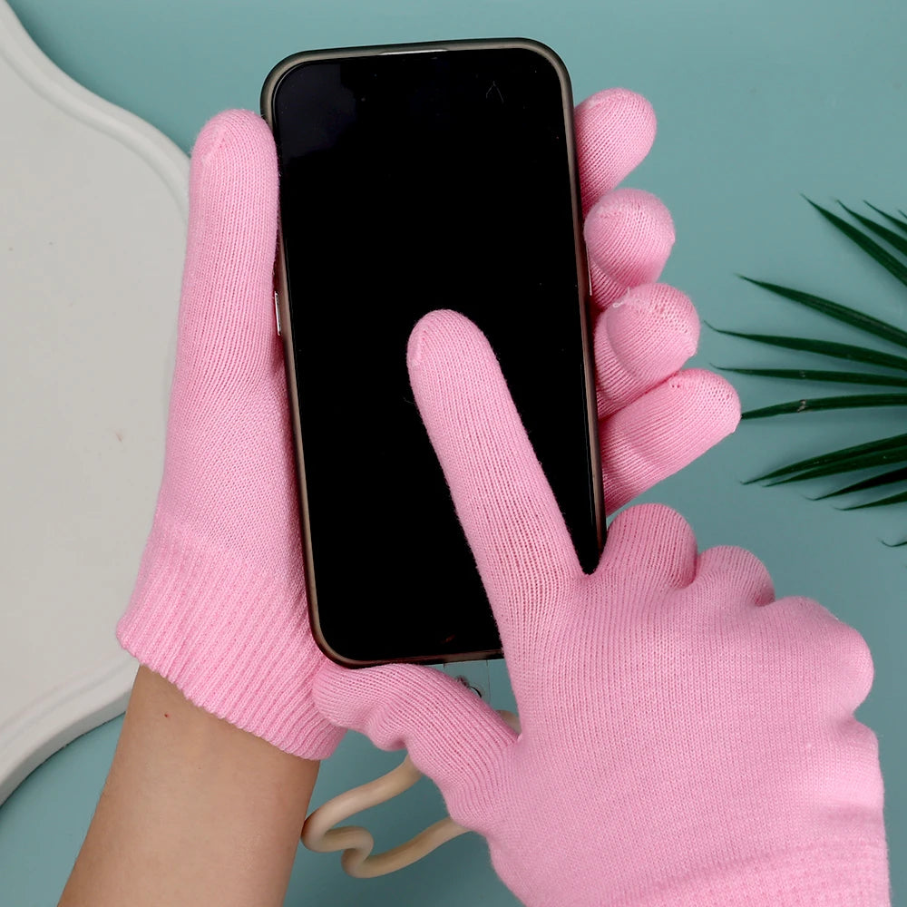 Reusable Silicone Moisturizing Mask Socks Exfoliating Anti Crack Protective Gloves Dry Dead Skin Remover Tools Hand Foot Care