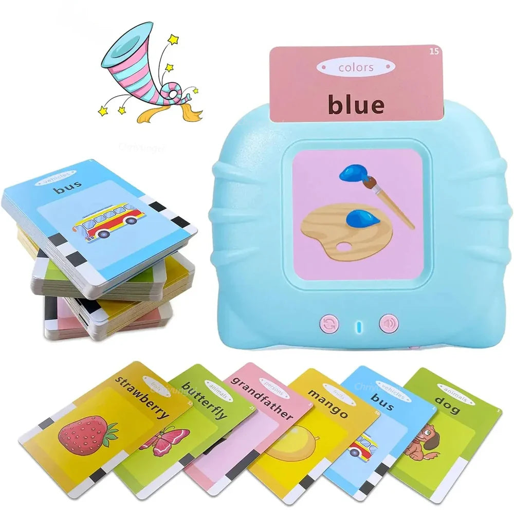 Education Flash Card 224 Words Talking, Montessori Autism Sensory Toys