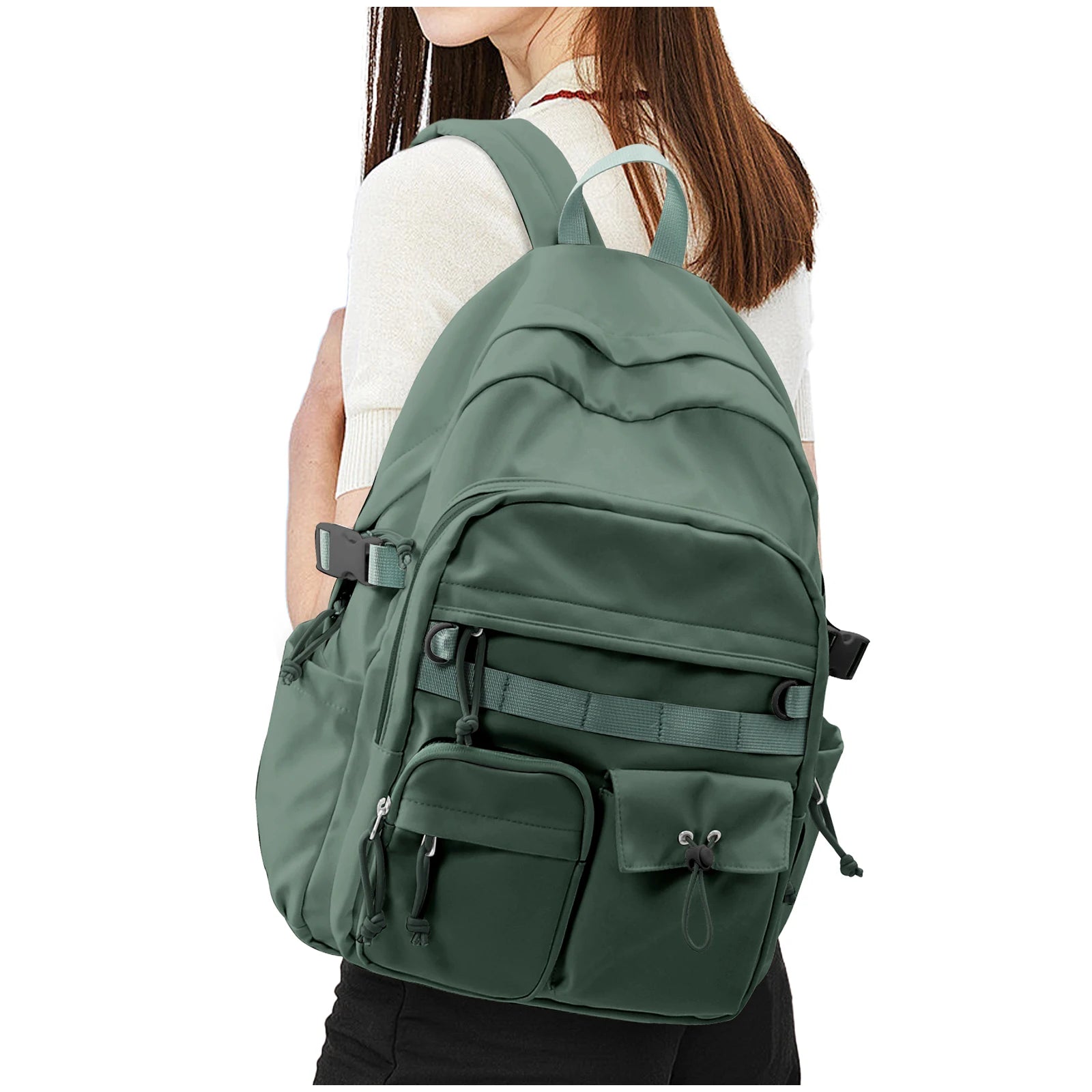 School Backpack for Student,15.6Inch Laptop College Backpack,Lightweight Travel Bookbag for Girls Boys,Waterproof Casual Daypack