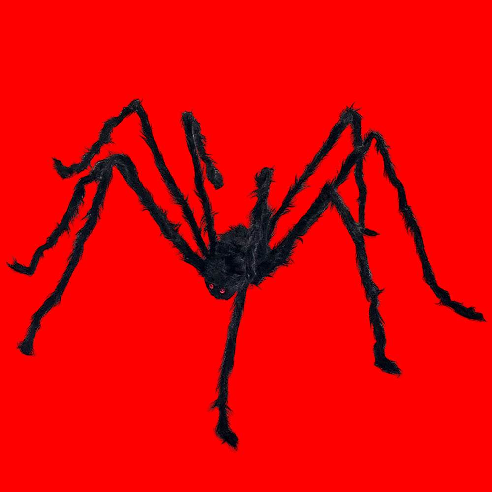 Halloween Large Black Spider – Giant Scary Outdoor Decoration
