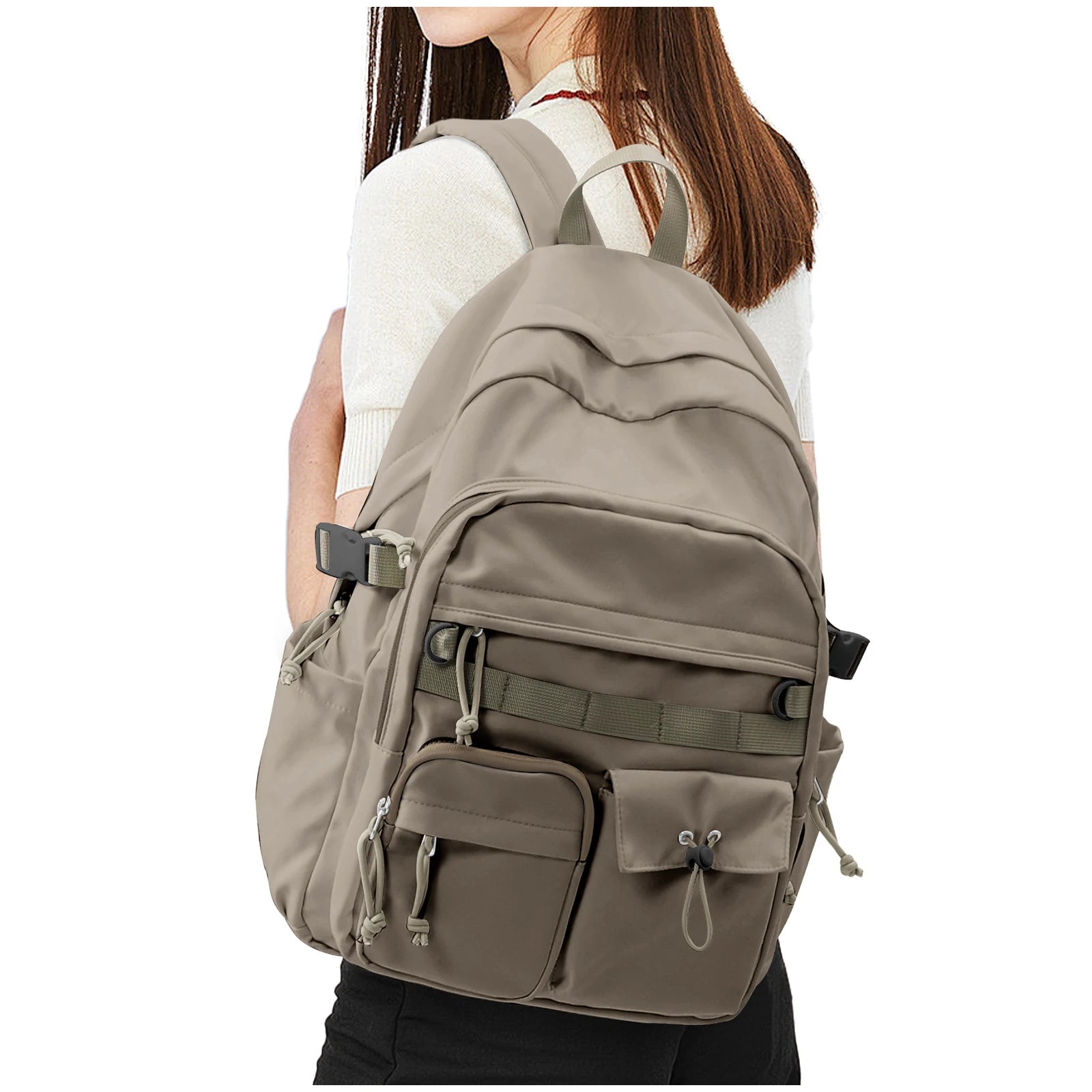 School Backpack for Student,15.6Inch Laptop College Backpack,Lightweight Travel Bookbag for Girls Boys,Waterproof Casual Daypack