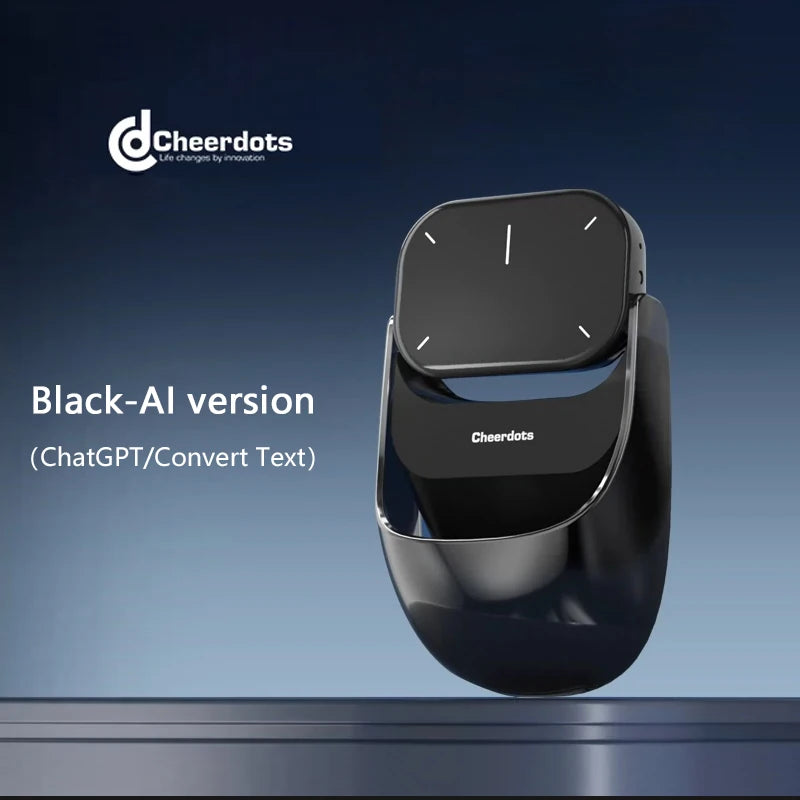 Cheerdots 2 Detachable Air Mouse Wireless Touchpad Laser All-in-one AI Recording ChatGPT Mobile Presenter Remote Control Custom