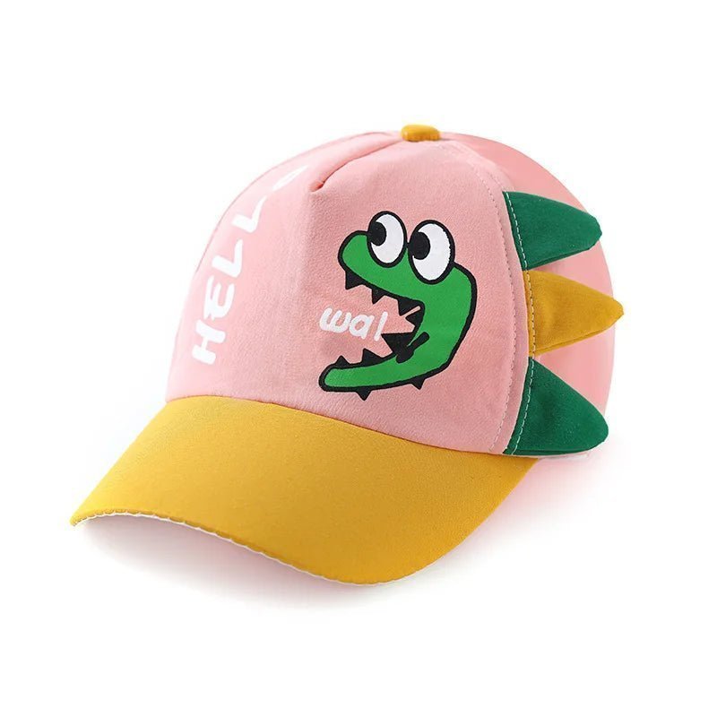 Baby Summer Baseball Cap Cute Dinosaur Baby Hat Cartoon Bear Sun Hat