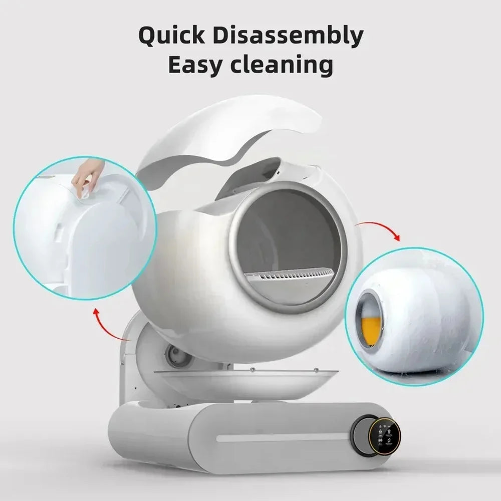 Automatic Smart Cat Litter Box Self-Cleaning | Fully Enclosed Cat Litter Box Pet Toilet