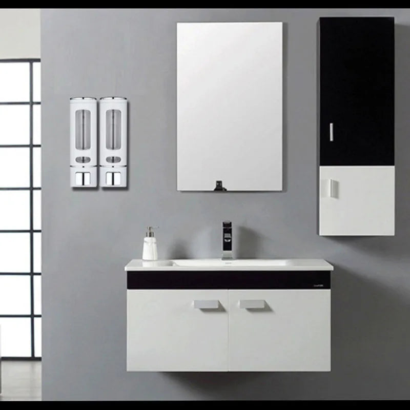 Liquid Soap Dispenser Wall Mount Shower Bath Shampoo Dispenser Bathroom Accessories Single/double 400Ml