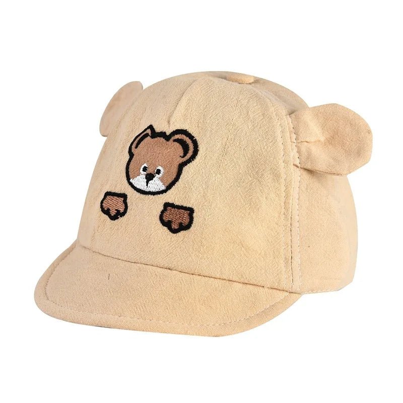 Baby Summer Baseball Cap Cute Dinosaur Baby Hat Cartoon Bear Sun Hat