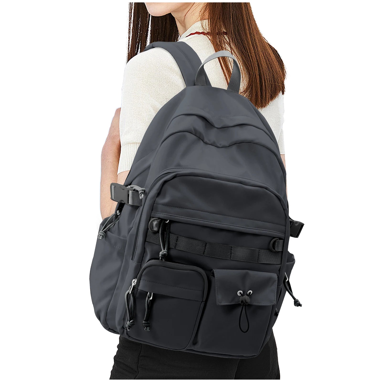 School Backpack for Student,15.6Inch Laptop College Backpack,Lightweight Travel Bookbag for Girls Boys,Waterproof Casual Daypack