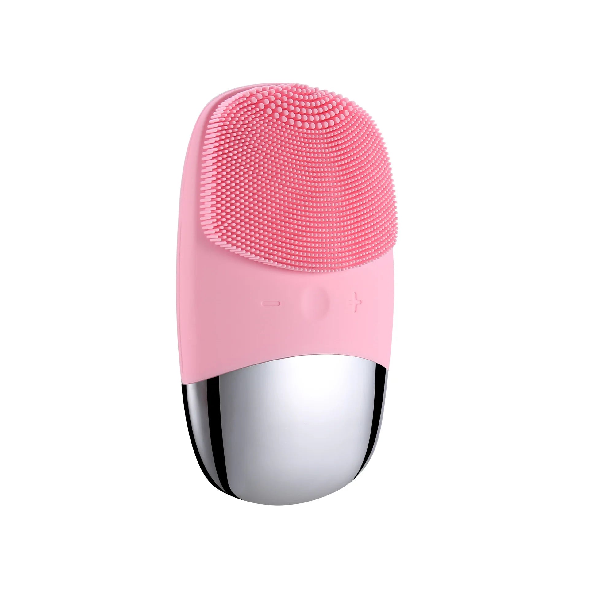 Square Electric Facial Cleansing Brush Silicone | Rechargeable Ultrasonic Face Cleaning & Massage Tool