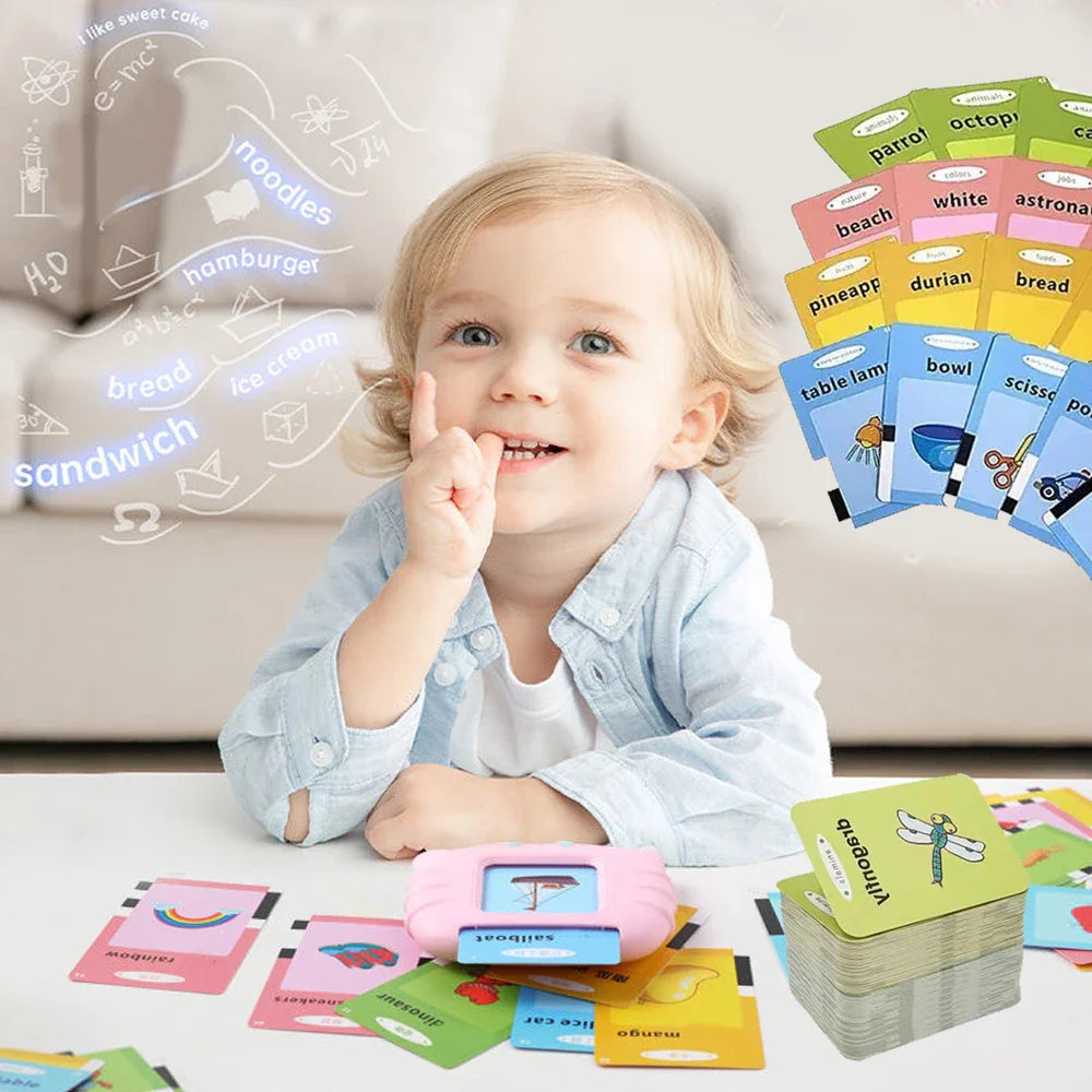 Education Flash Card 224 Words Talking, Montessori Autism Sensory Toys