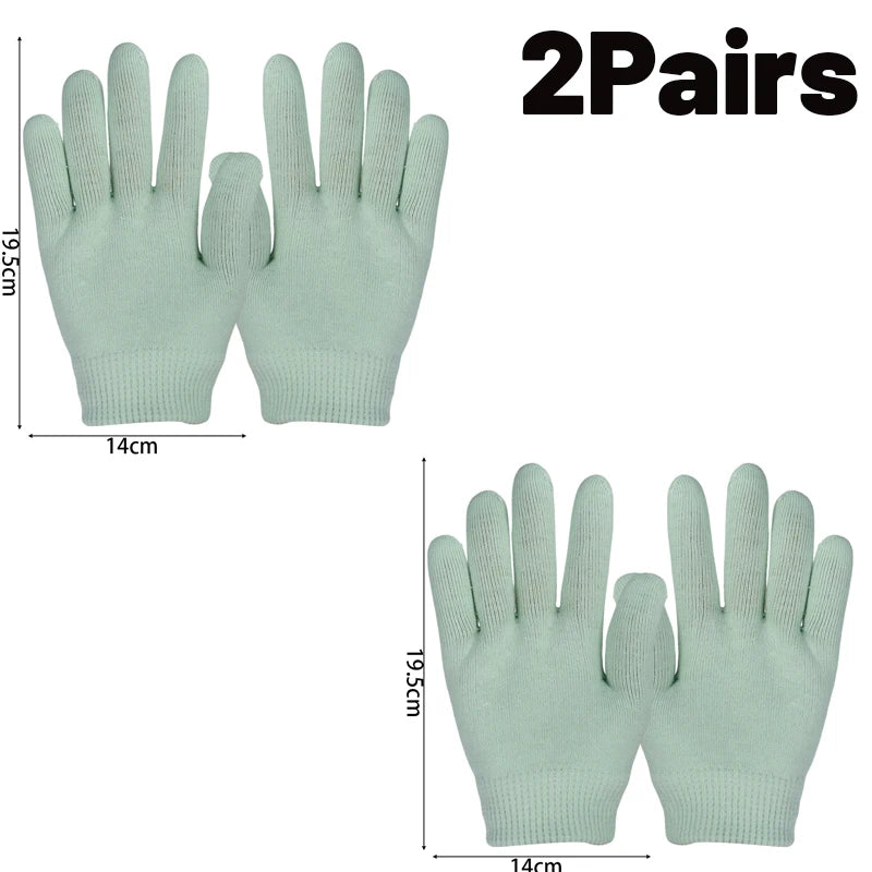 Reusable Silicone Moisturizing Mask Socks Exfoliating Anti Crack Protective Gloves Dry Dead Skin Remover Tools Hand Foot Care