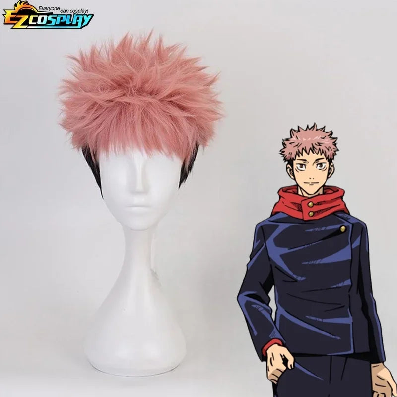 Anime Jujutsu Kaisen Itadori Yuji Cosplay Costume For Men Itadori Yuji Shirt Uniform Suit Halloween Carnival Party Outfit