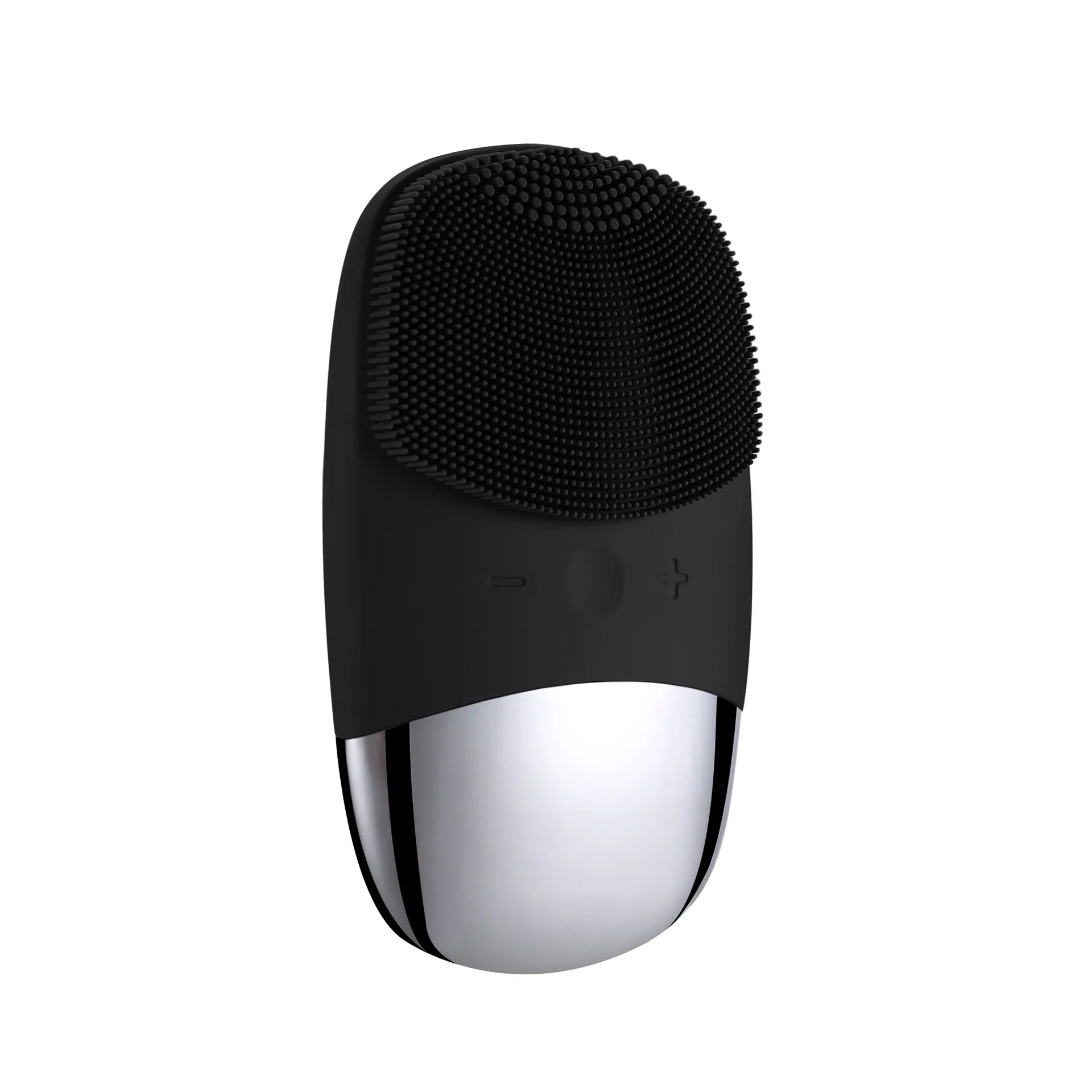 Square Electric Facial Cleansing Brush Silicone | Rechargeable Ultrasonic Face Cleaning & Massage Tool