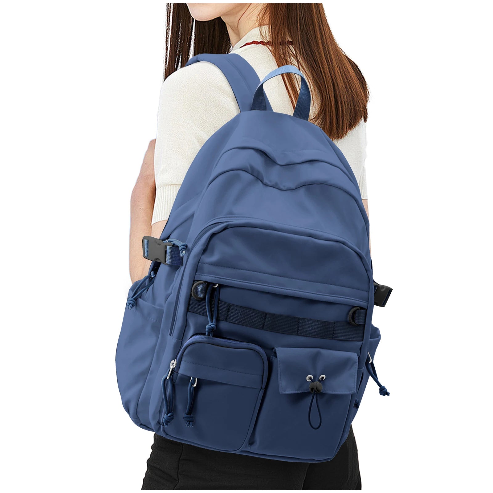 School Backpack for Student,15.6Inch Laptop College Backpack,Lightweight Travel Bookbag for Girls Boys,Waterproof Casual Daypack