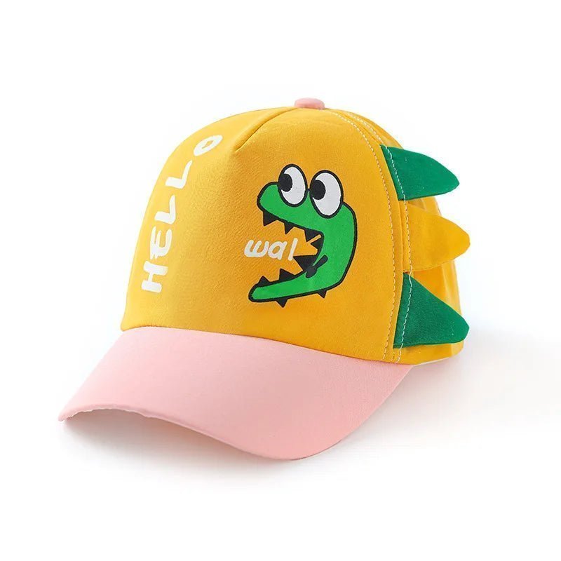 Baby Summer Baseball Cap Cute Dinosaur Baby Hat Cartoon Bear Sun Hat