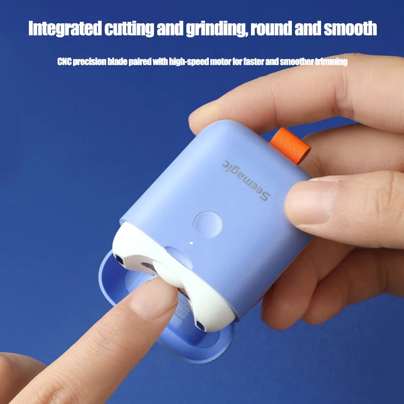 Seemagic Electric Nail Clipper | Automatic Nail Grinder for Adults, Kids & Seniors