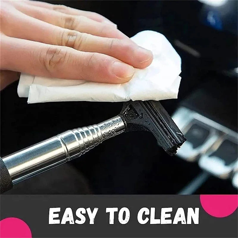 Universal Car Side Mirror Cleaning Wiper Retractable Car Truck Motorcycle Rearview Water Scraper Auto Accessories