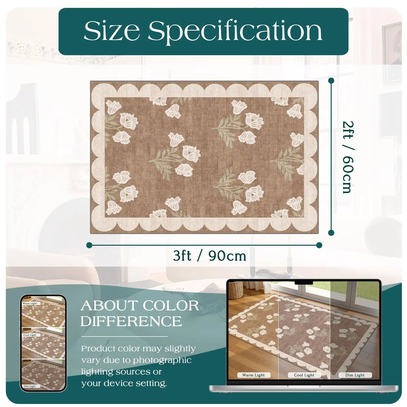 Washable Indoor Outdoor Mats for Front Door Non-Slip Porch Rug Sage Green Vintage Farmhouse Throw Rugs for Living Room Bedroom Entryway Kitchen Office Porch Decor