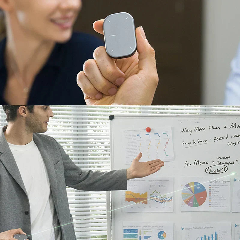 Cheerdots 2 Detachable Air Mouse Wireless Laser AI Recording ChatGPT