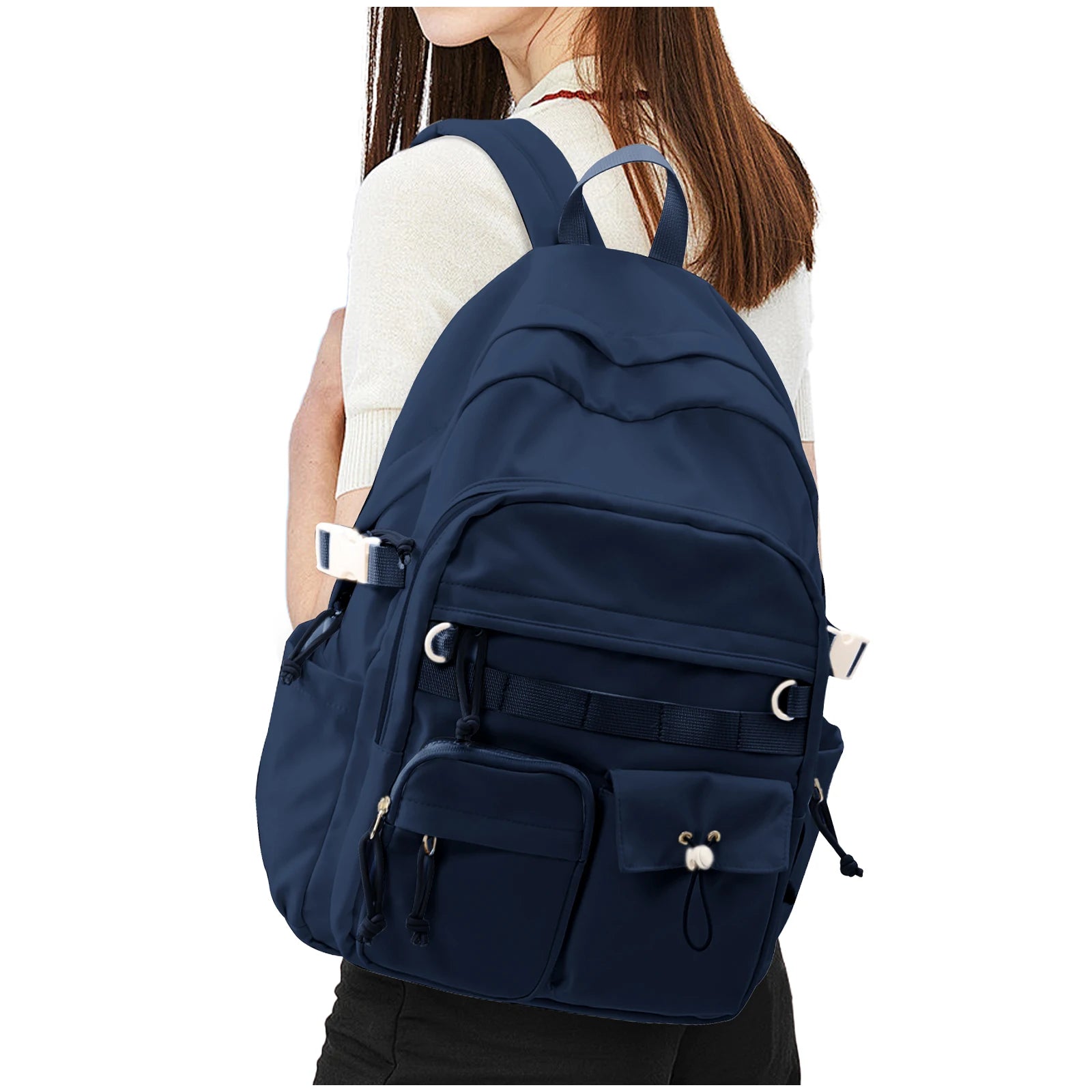 School Backpack for Student,15.6Inch Laptop College Backpack,Lightweight Travel Bookbag for Girls Boys,Waterproof Casual Daypack