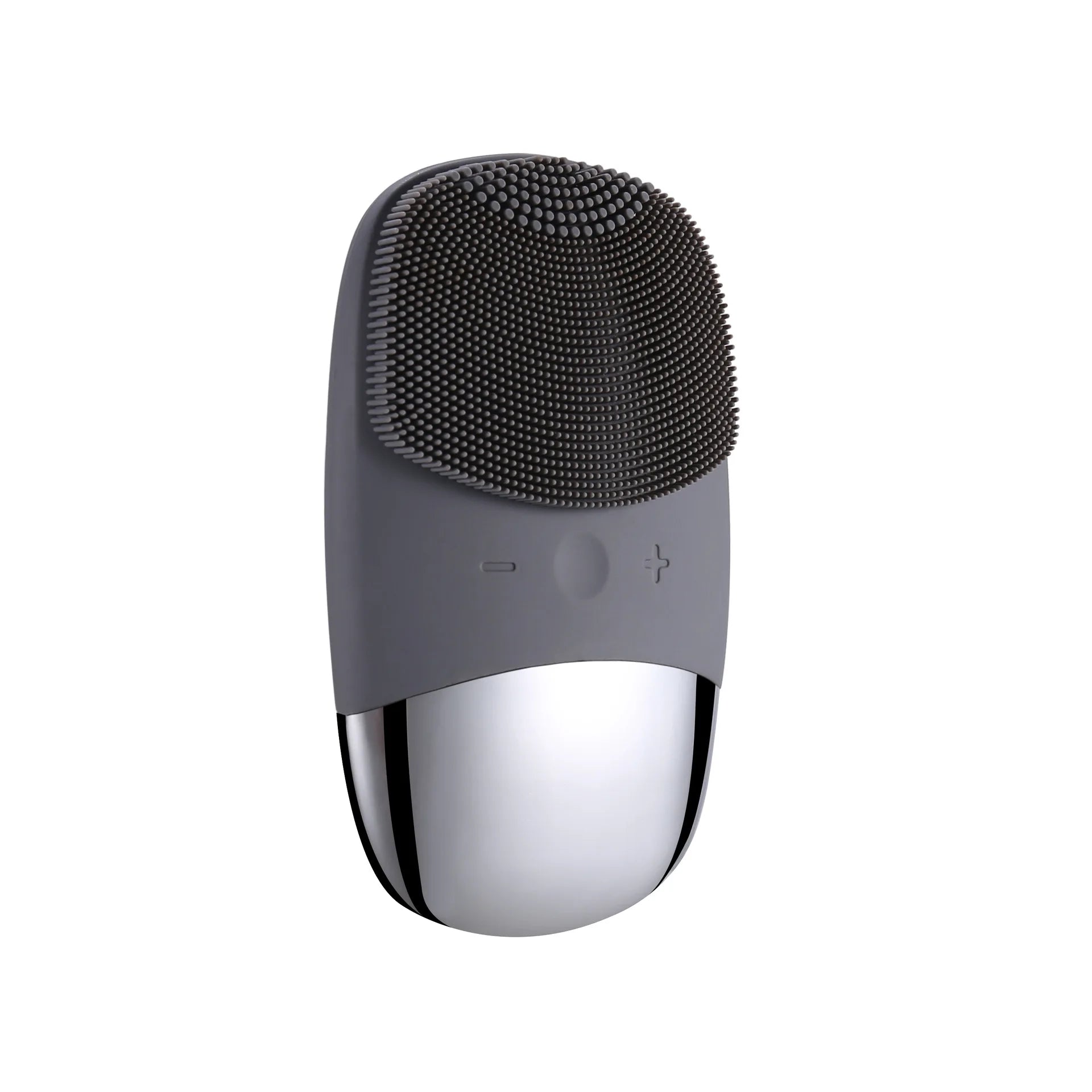 Square Electric Facial Cleansing Brush Silicone | Rechargeable Ultrasonic Face Cleaning & Massage Tool