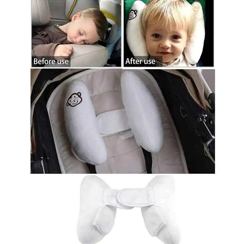 banana shaped Infant Safety Car Seat Stroller Pillow Baby Head Neck Support Sleeping Pillows Adjustable Cushion Accessories