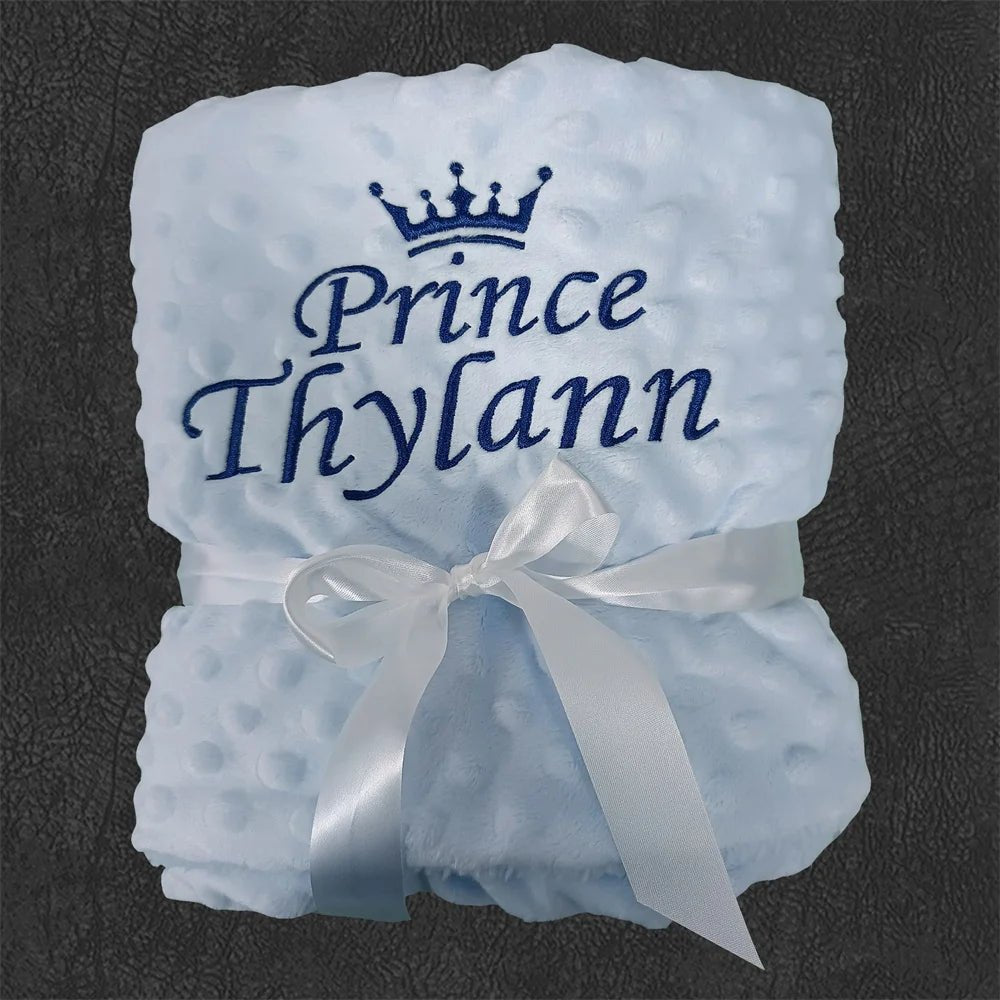 Personalised Baby Blanket - Soft, Custom Fleece, Perfect Baby Gift.