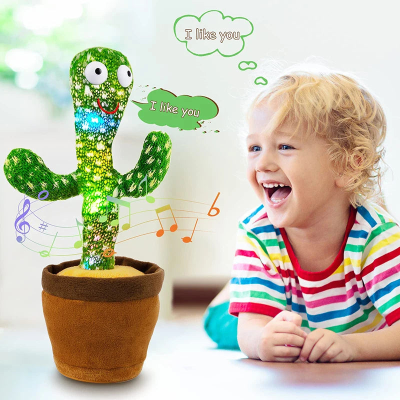 Dancing Talking Cactus Toys - Singing, Mimicking & Recording for Kids