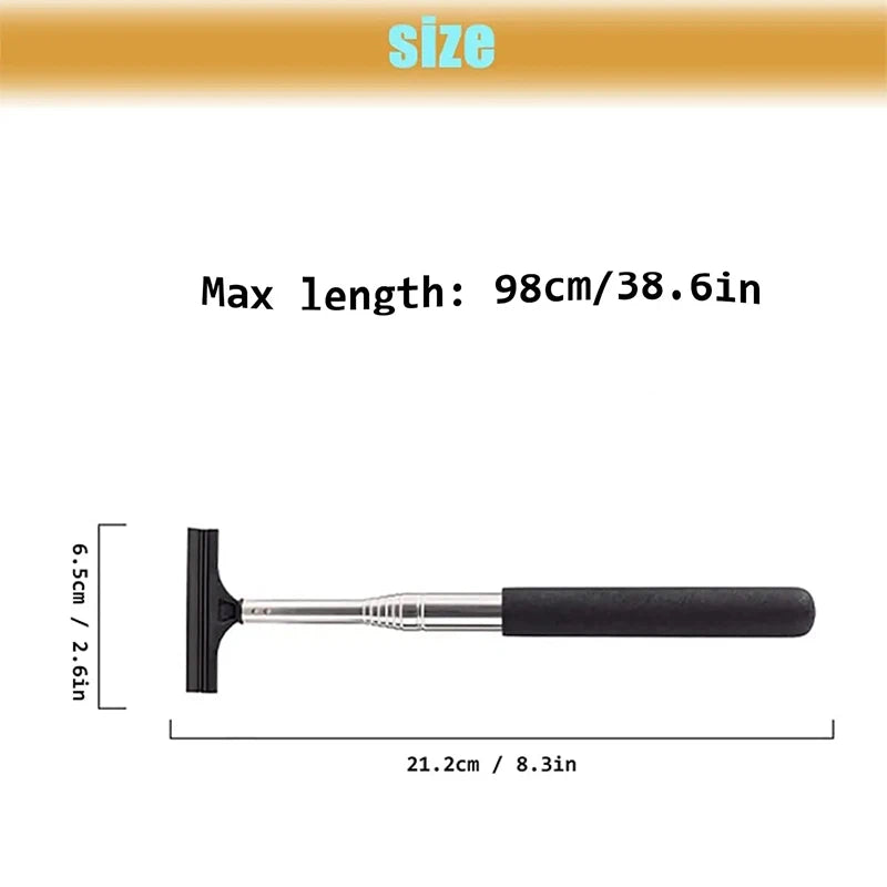 Universal Car Side Mirror Cleaning Wiper Retractable Car Truck Motorcycle Rearview Water Scraper Auto Accessories