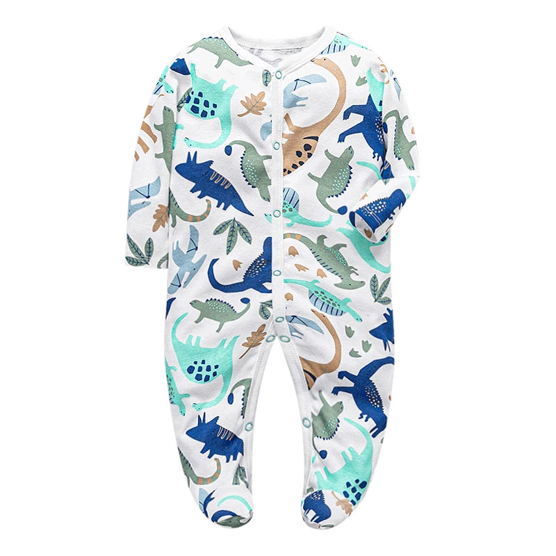 Sleepers Pajamas Onesies - Soft Cotton Baby Sleepwear for 0-12 Months
