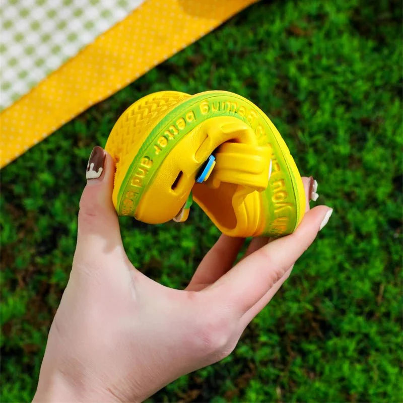 Cartoon Sandals: Kids Non-Slip Beach Slippers, Quick Drying Soft Shoes