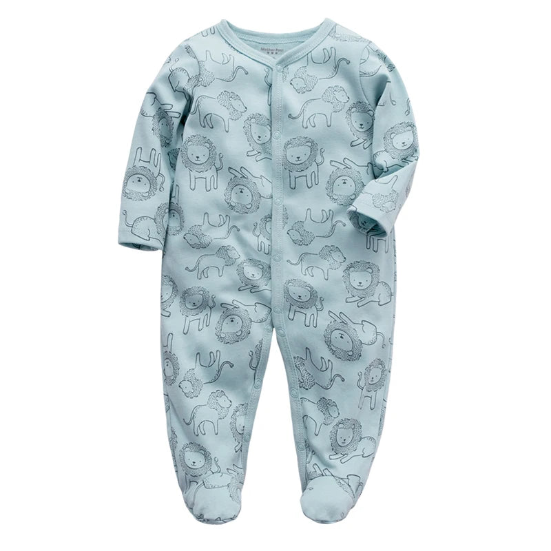 Sleepers Pajamas Onesies - Soft Cotton Baby Sleepwear for 0-12 Months