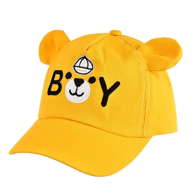 Baby Summer Baseball Cap Cute Dinosaur Baby Hat Cartoon Bear Sun Hat