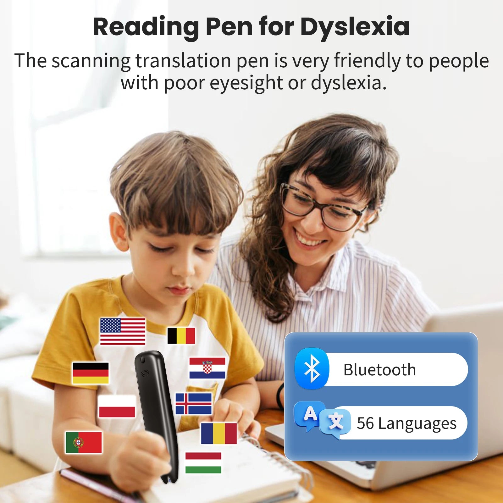 X5PRO Smart Scanning Translator Pen Offline+WIFI Real Time Translation Scanner Text Scanning Photo Reading Translate Dictionary