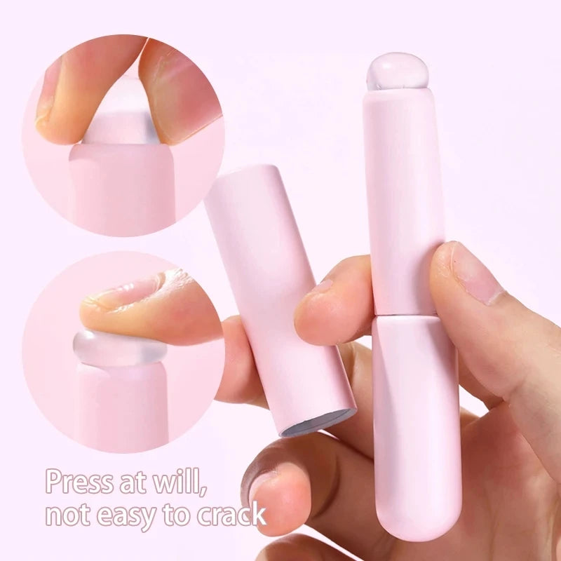 3 PCS Silicone Lip Brush, Balm Applicator, Soft Makeup Brush