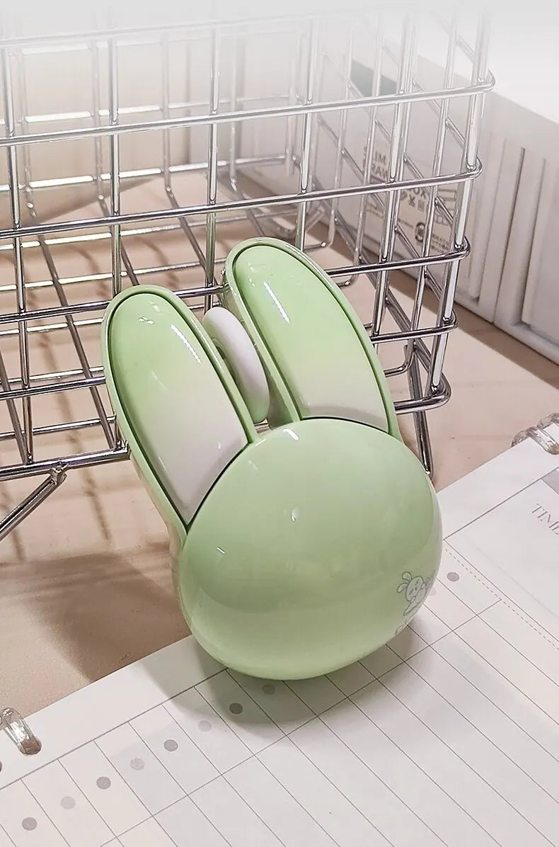 MOFII Wireless Silent Mouse, Cute Rabbit Design, 2.4 GHz USB Mini Receiver Optical Mouse for Laptop, PC, Computer, Notebook