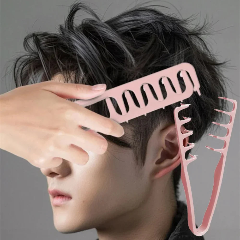 Texture Comb, Volumizing Wide-Tooth Hair Styling Comb, Fluffy Wide Tooth Curly Hair