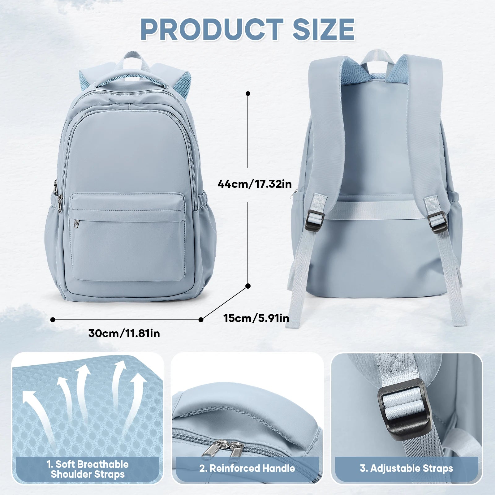 Creative Waterproof Teenage Book Bag Large Capacity Backpack Students School Bag Boys Girls Travel Backbag High School Backpack