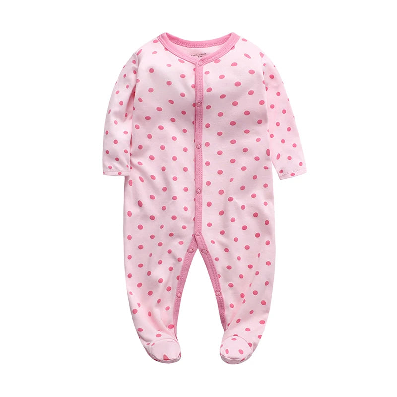 Sleepers Pajamas Onesies - Soft Cotton Baby Sleepwear for 0-12 Months