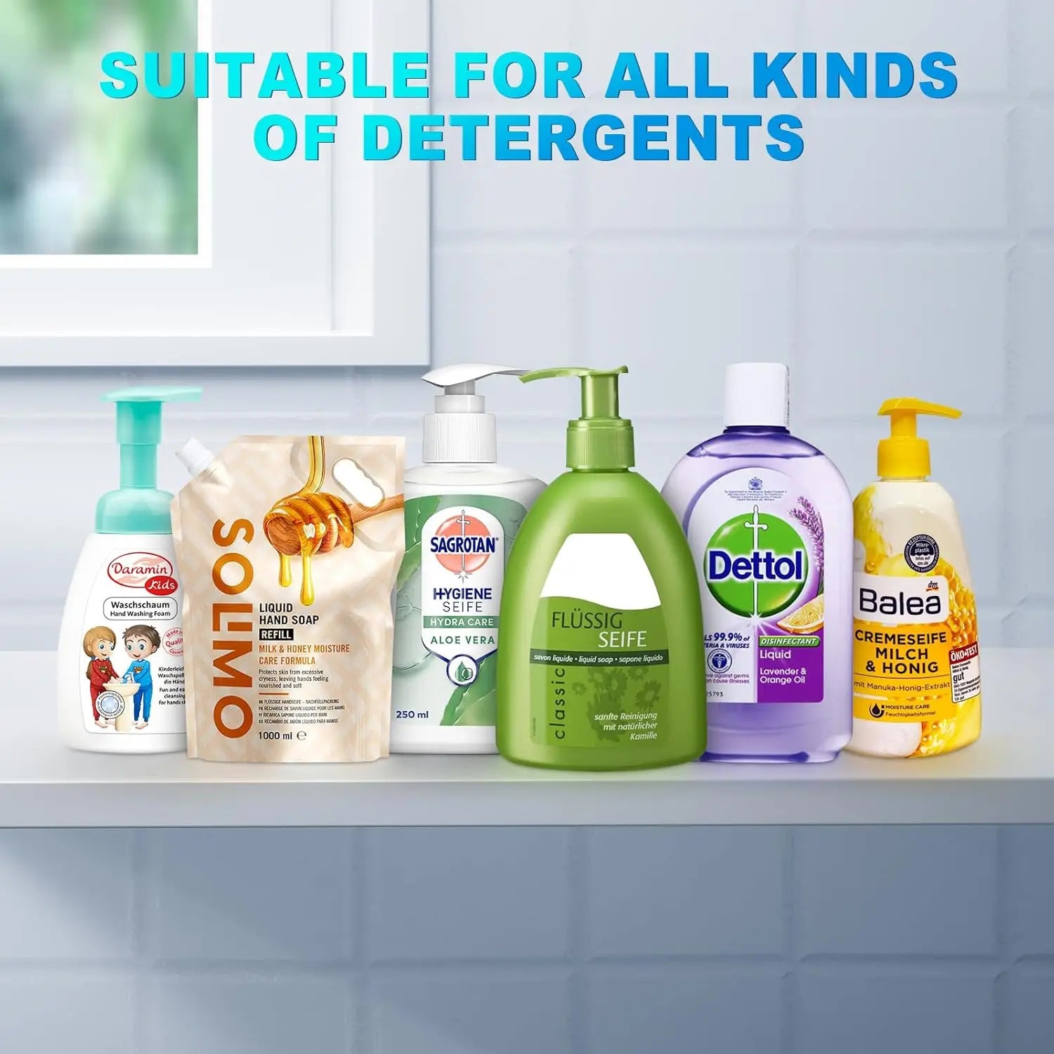 400ml Touchless Automatic Liquid Soap Dispensers TYPE-C High Battery Life