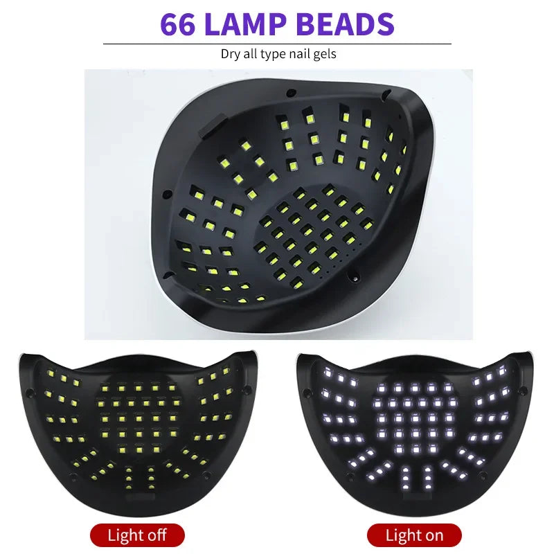 Professional Nail Drying Lamp Manicure Gel Polish, Auto Sensor UV LED