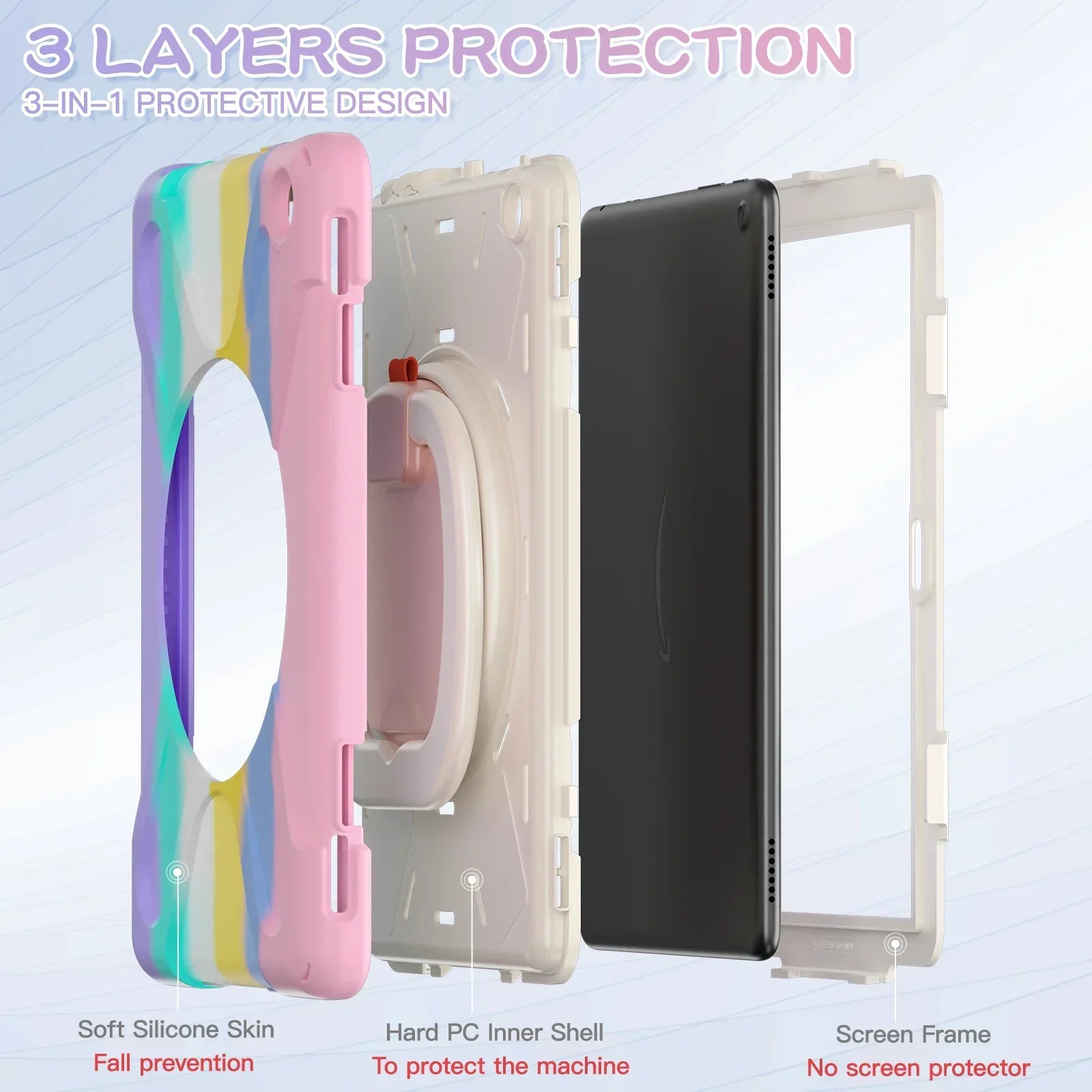 Case For Amazon Fire HD 10 2023 (13th Generation) 10.1inch Shockproof