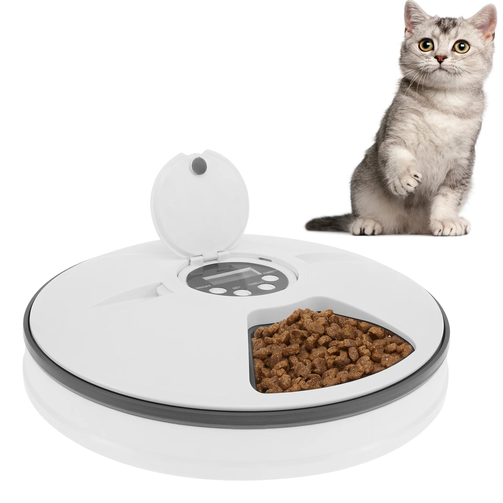 Dry Wet Food Automatic Feeder for Cats/Small Dogs