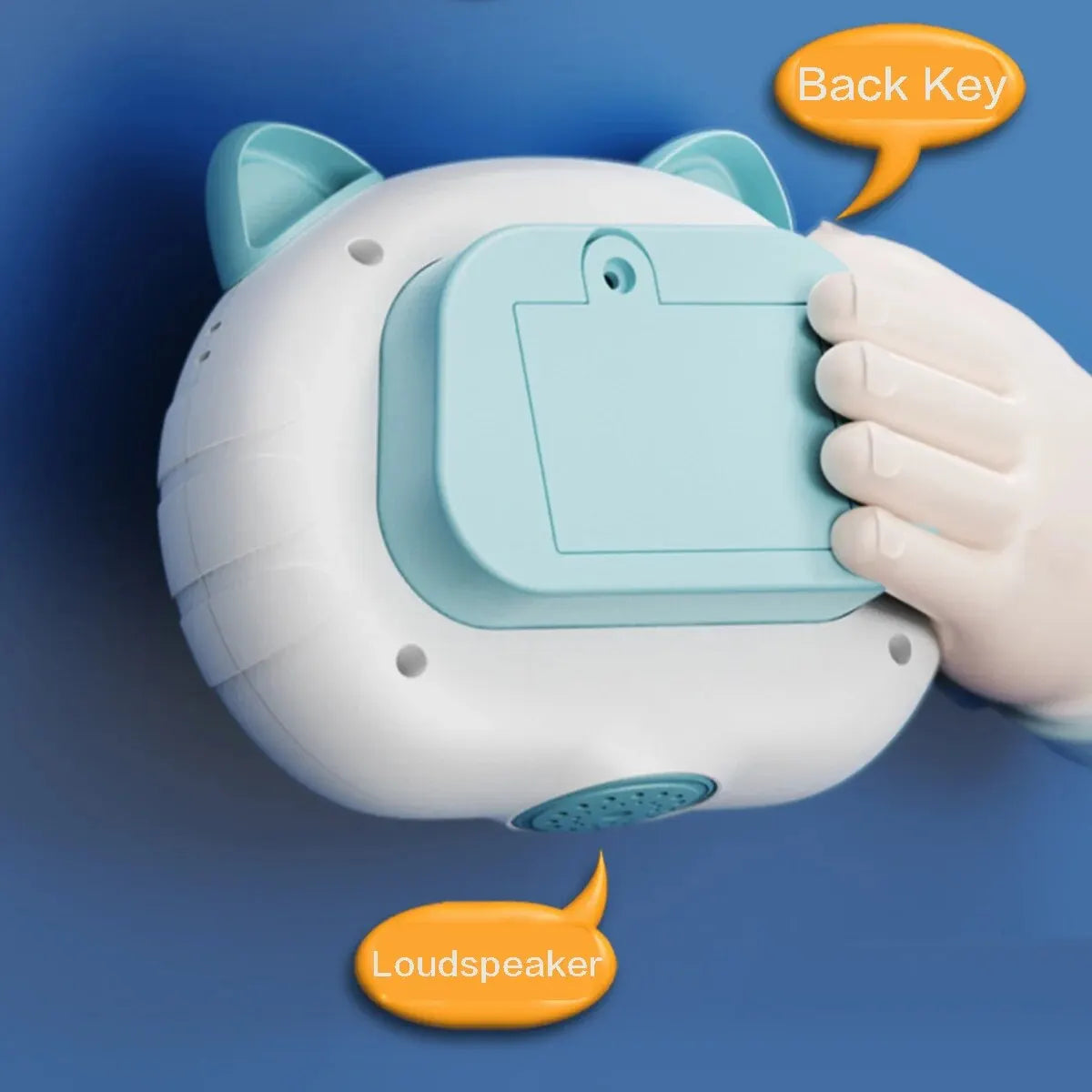 Fast Push Game Fidget Toys, Pop Bubble Handheld Games Light up Toy for Kids Teens Adults, Quick Push Sensory Gifts for Boy Girl, Pink Rabbit