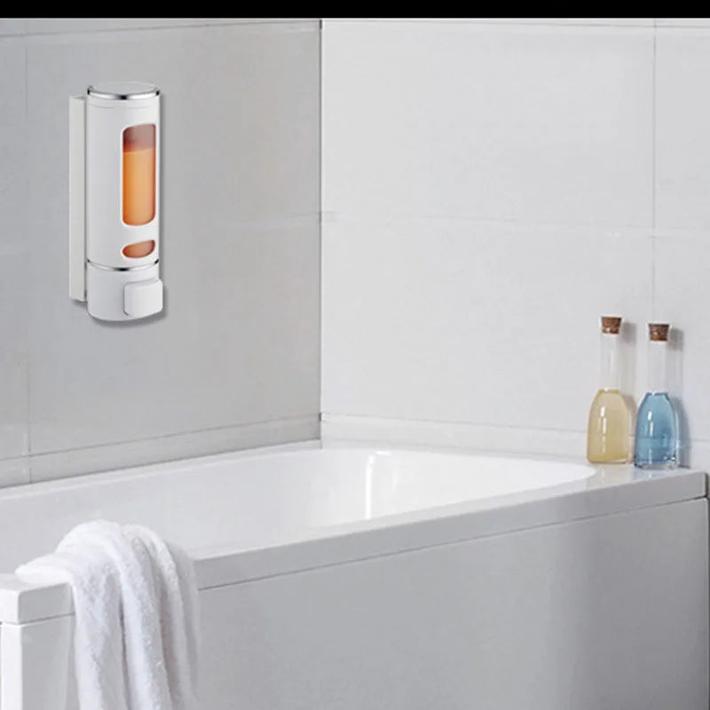 Liquid Soap Dispenser Wall Mount Shower Bath Shampoo Dispenser Bathroom Accessories Single/double 400Ml